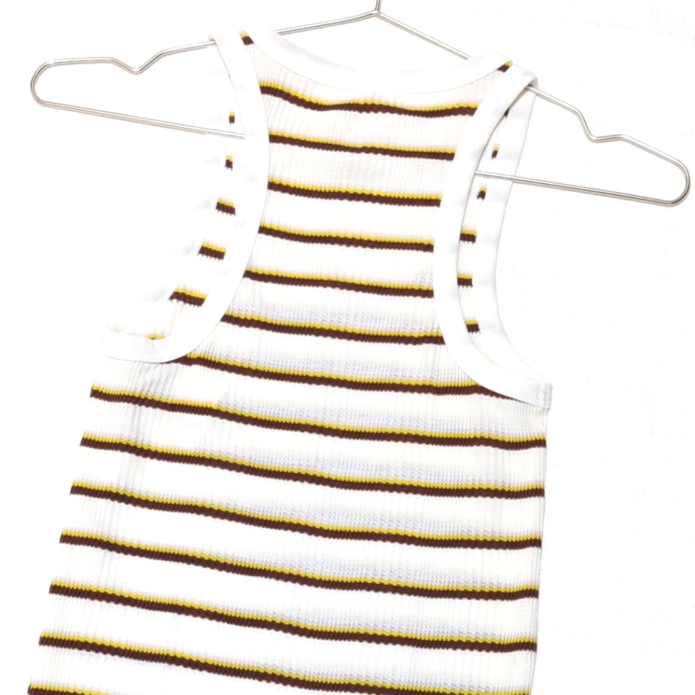Aerie | Super Soft | Casual | Striped | Tank Top Vibrant | Retro | Ribbed | Boho - Picture 9 of 15